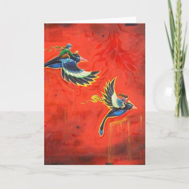 Han älskade henne för evigt - kort (Framsida)