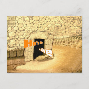 Han är Alive Christian Påsk Resurrection Art Helg Vykort