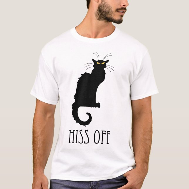 Han är av kattynne t shirt (Framsida)