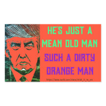 HAN ÄR BARA ETT ELAK GAMMAL MAN, DIRTY ORANGE MAN