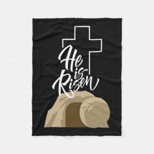 Han är borta tre dagar Jesus Kristus Glad påsk Chr Fleecefilt