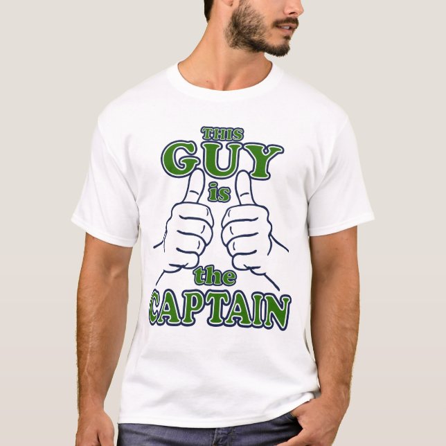 Han är CAPTAIN T-shirt (Framsida)