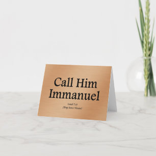 Han är den Immanuel Isaiah 7:14 Kort