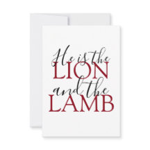 Han är den Lejona och Lamb Sympathy