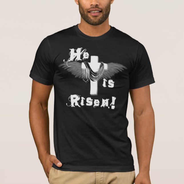 Han är den uppstigna utslagsplatsen t-shirt (Framsida)