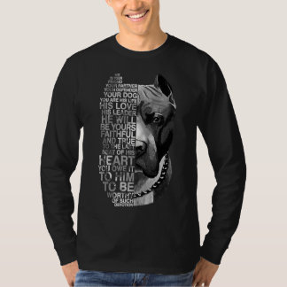 Han är din vän din partner din Hund Pitbull Cl T Shirt