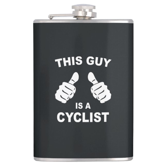 Han är en cyklist fickplunta (Framsidan)