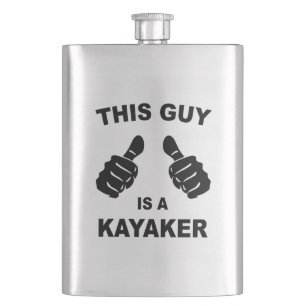 Han är en Kayaker Fickplunta