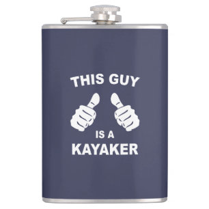 Han är en Kayaker Fickplunta