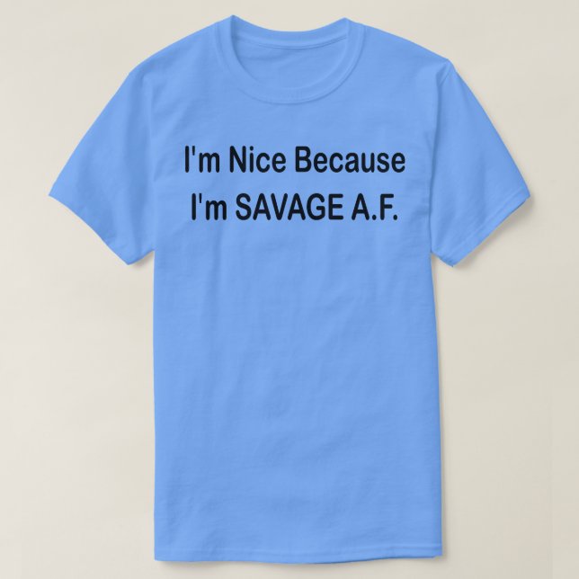 Han är fin för att han sparage AF T Shirt (Design framsida)