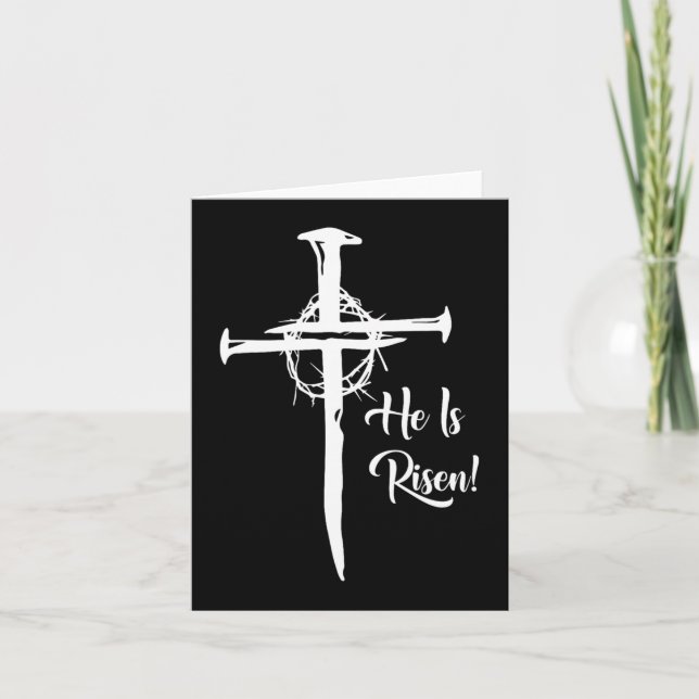 Han är född Kor Jesus Religiösa Påsk Dag Chris Kort (Framsida)