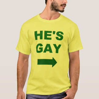 Han är glad tee shirt