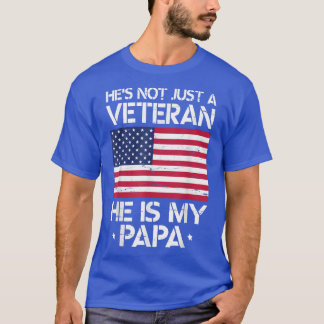 Han är inte bara en veteransk amerikansk Flagga, h T Shirt