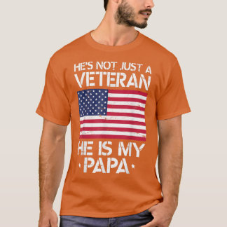 Han är inte bara en veteransk amerikansk Flagga, h T Shirt