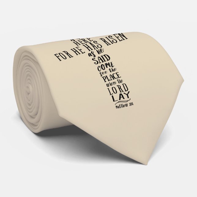 Han är inte här för att han har kommit, Matt 28:6 Slips (Rullad)