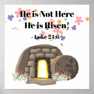 Han är inte här, han är Risen Poster