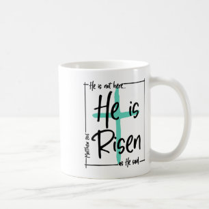 Han är inte här, han är rysk Jesus Christian Kor e Kaffemugg