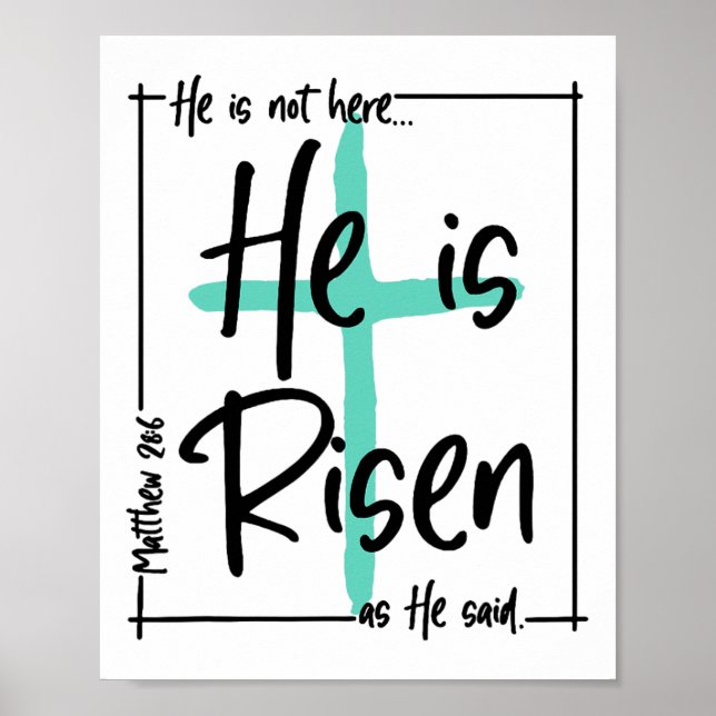 Han är inte här, han är rysk Jesus Christian Kor e Poster (Framsidan)