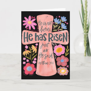 Han är inte här Han har uppstått Kristus Jesus Blo Kort