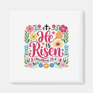 Han är Jesus Christian Glad påsk Bible Ver Magnet