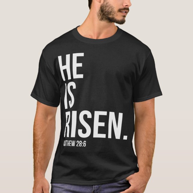 Han är känd som bibelskript Verse Christian T Shirt (Framsida)