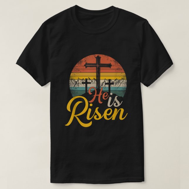 Han är känd som Christian Påsk Jesus T Shirt (Design framsida)