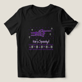 "Han är kuslig!" Matchande Halloween-t-shirt för p T Shirt