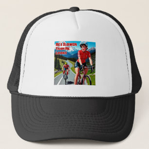 Han är långsammare än han ser sassisk cykling keps