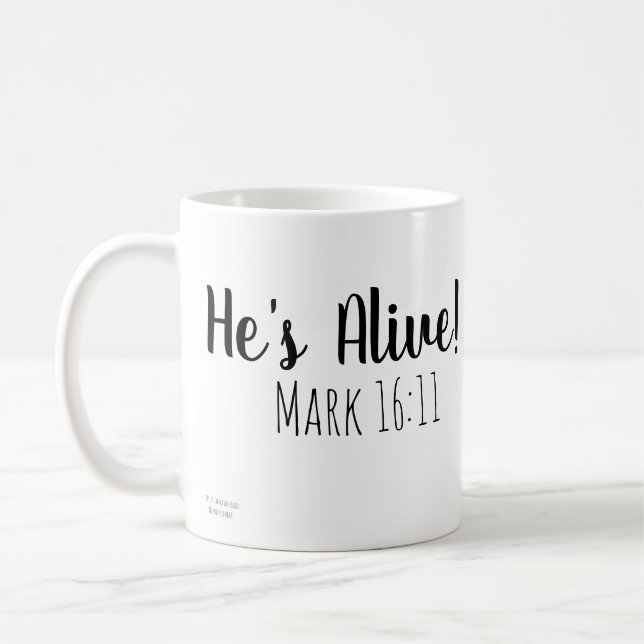 Han är livlig 16:11 kaffemugg (Vänster)