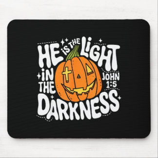 Han Är Ljuset I Mörkrets Pumpa Halloween  Musmatta