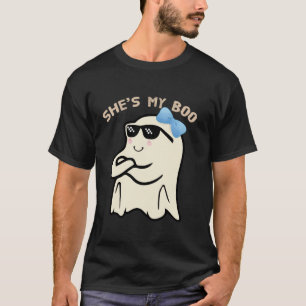 Han är min boo. Hon är Boo Ghost Matching Couple H T Shirt