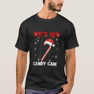 Han är min Candy cane. Hon är min Candies Matching T Shirt