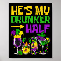 Han är min Drunker-halvan som matchar par Girlkomp