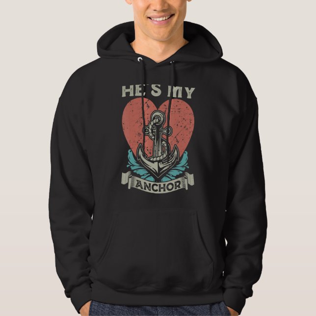 Han är min fästman, Anchor Nautical Sailing Valent Hoodie (Framsida)