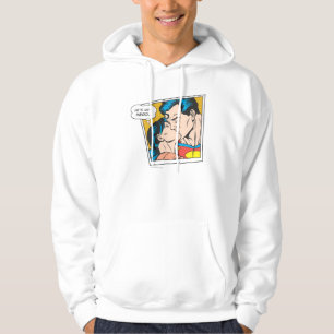 Han är min hjälte sweatshirt med luva