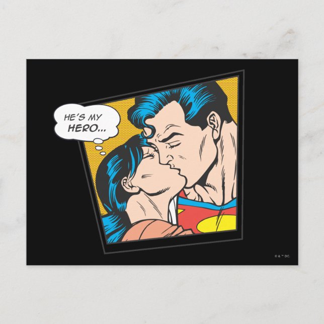 Han är min hjälte vykort (Framsida)