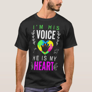 Han är min hjärteautistiska medvetenhet. t shirt