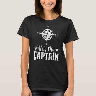 Han är min kapten, Matching Par Alla hjärtans dag T Shirt