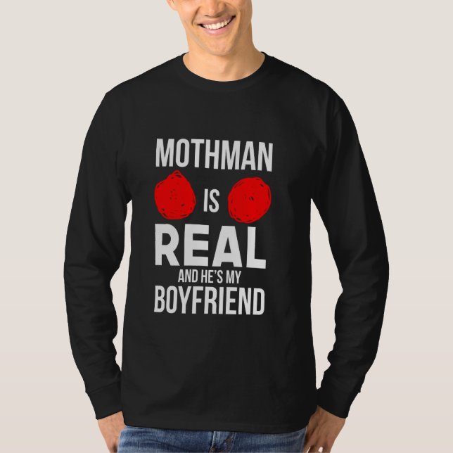 Han är min pojkvän. t shirt (Framsida)