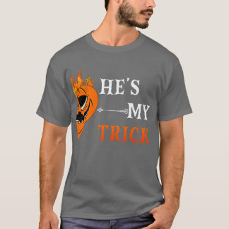 Han är min Treat Jackolantern Pumpkin Matching Cou T Shirt