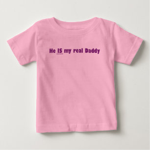 han är min verkliga pappa t-shirt
