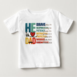Han är pappa kristna pappors skriftvärderingar t shirt