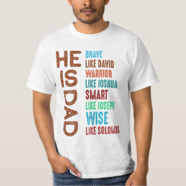 Han är Pappa, Modig som David T Shirt