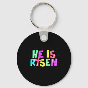 Han är reiserad Jesus Christian Påsk Kids Nyckelring