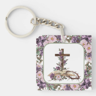 Han är Risen Blommigt Kor med Bible