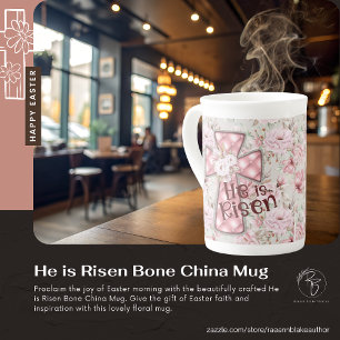 Han är Risen Bone China Mugg Benporslin Mugg