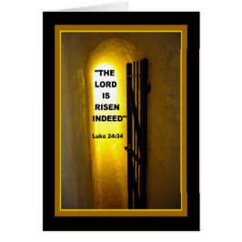 HAN ÄR RISEN Card Hälsningskort
