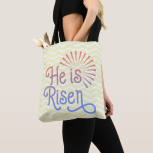 Han är Risen Christian Påsk Retro Tygkasse
