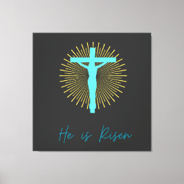 Han är Risen Jesus Canvastryck