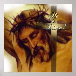 Han är Risen! Jesus har Risen Påsk Poster